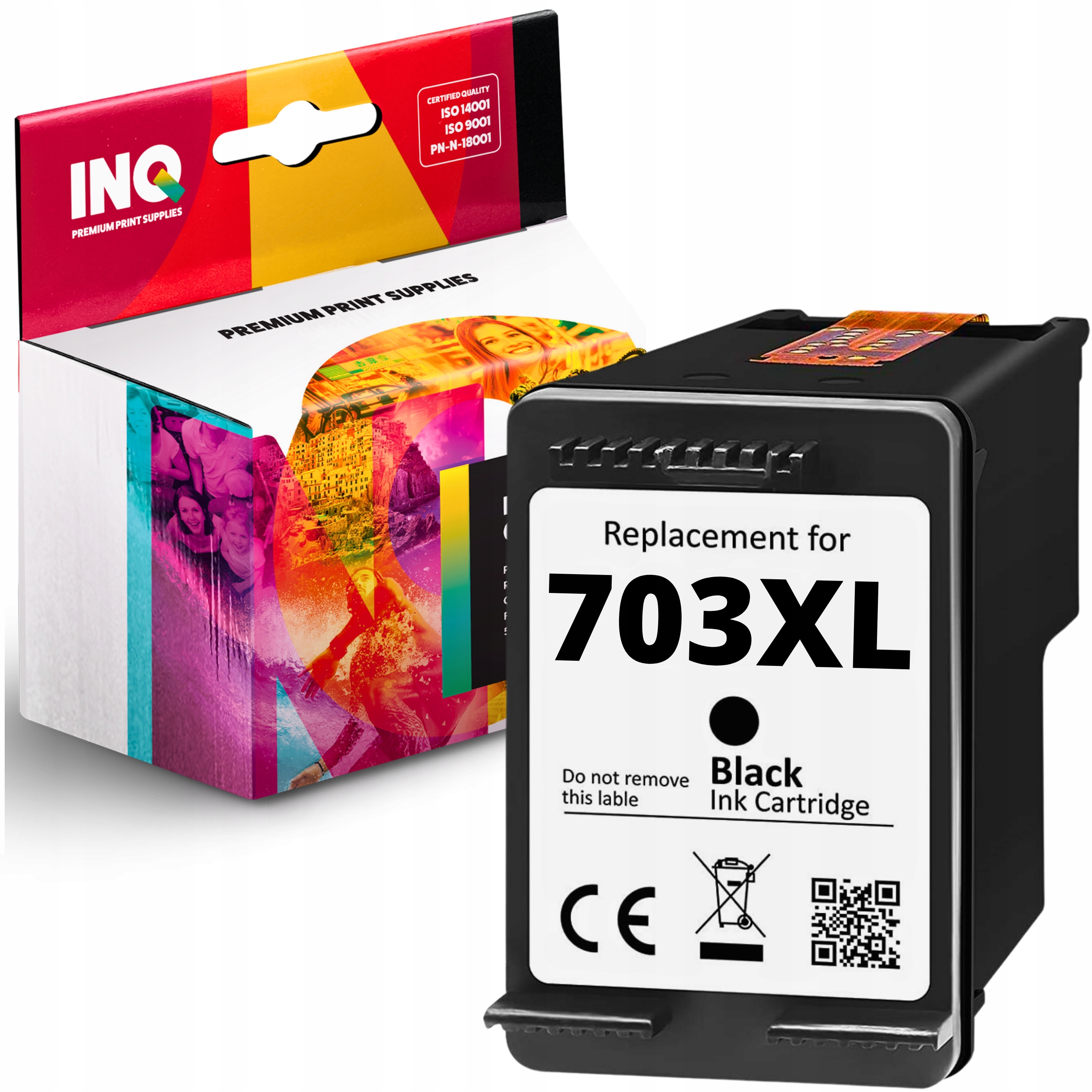 Atrament INQ pre-HP-703-deskjet-D730-F735-K109-kazeta-XL pre HP black (black)